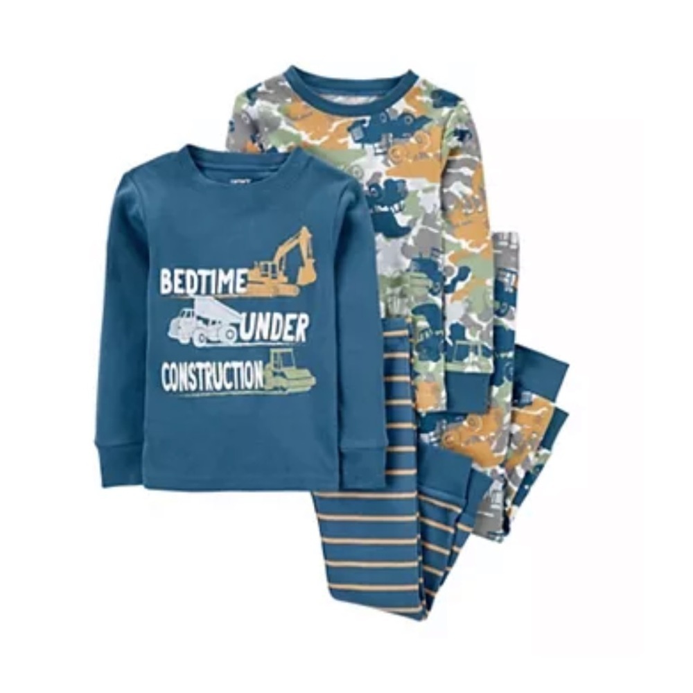 Toddler Boy Carter's 4-Piece  Pajama Set